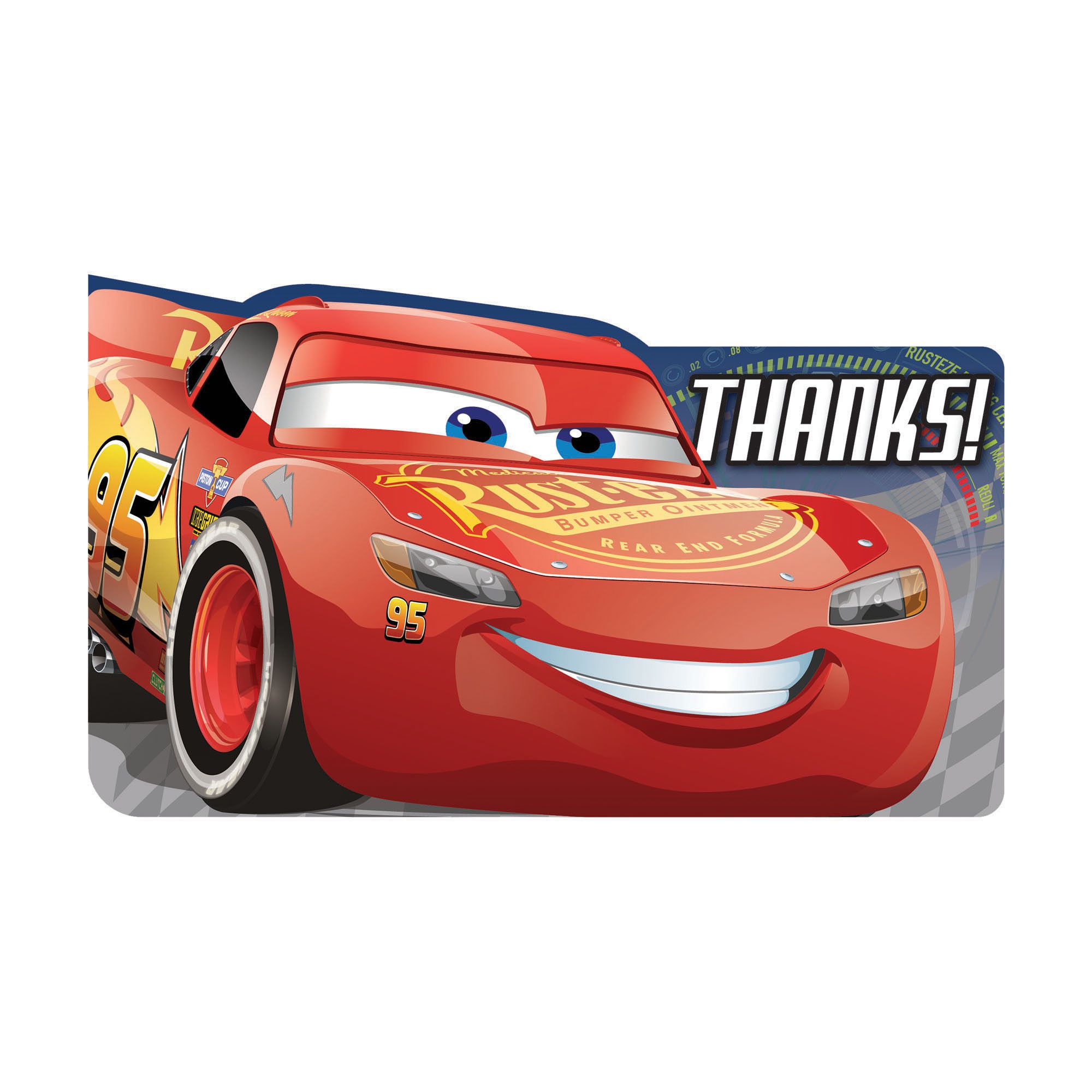 Lightning mcqueen discount thank you