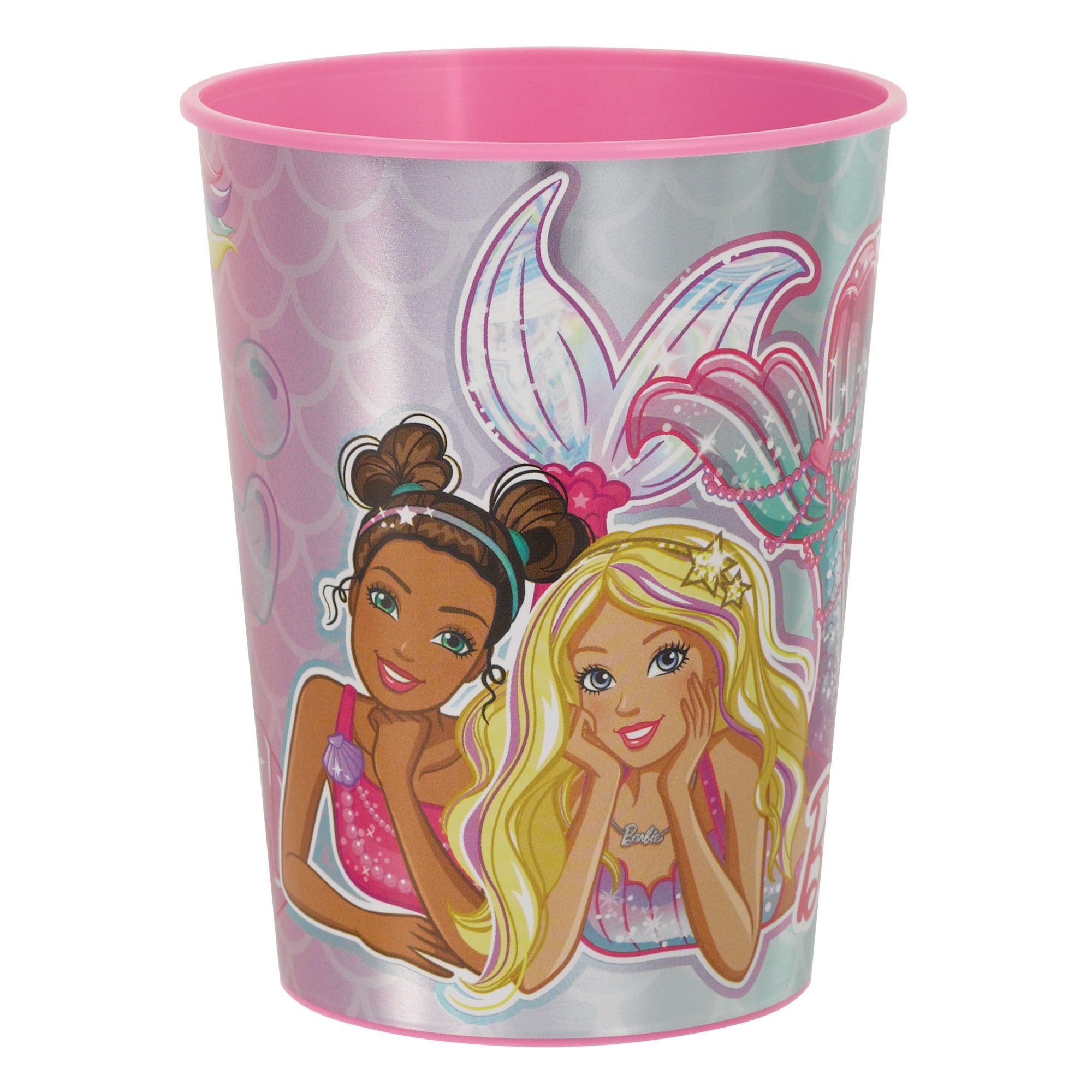 Metallic Shimmering Mermaids Plastic Favor Cup, 16oz